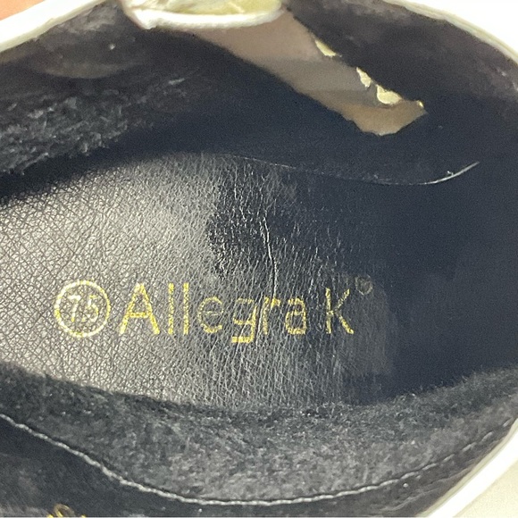 Allegra K Round Toe Chunky Heels Platform Ankle Boots Size 7.5 - Picture 11 of 11